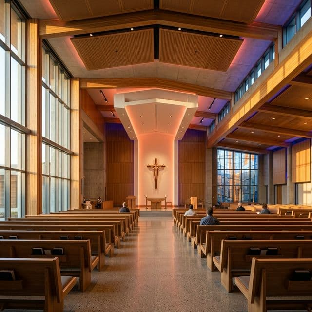 A welcoming, cinematic modern church community